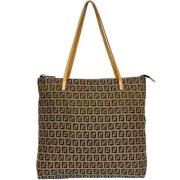 Pre-owned Fabric fendi-bags Fendi Vintage , Beige , Dames