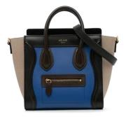 Pre-owned Leather handbags Celine Vintage , Blue , Dames