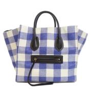 Pre-owned Fabric handbags Celine Vintage , Blue , Dames