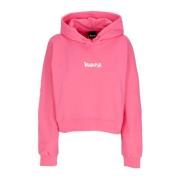 Korte hoodie met groot logo Disclaimer , Pink , Dames