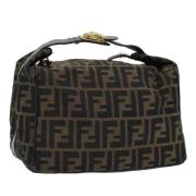 Pre-owned Canvas pouches Fendi Vintage , Brown , Dames