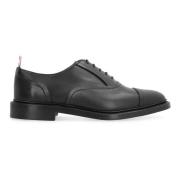 Tricolor Oxford Leren Veterschoenen Thom Browne , Black , Heren