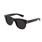 Stijlvolle Zwarte Leren Schoudertas Saint Laurent , Black , Unisex