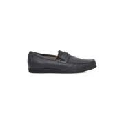 Heren Leren Loafers met Rubberen Zool Cerruti 1881 , Blue , Heren