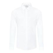 Wit Modern Overhemd Calvin Klein , White , Heren