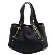 Pre-owned Canvas gucci-bags Gucci Vintage , Black , Dames