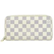 Pre-owned Canvas wallets Louis Vuitton Vintage , White , Dames