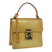 Pre-owned Leather handbags Louis Vuitton Vintage , Green , Dames