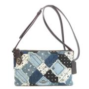 Pre-owned Denim shoulder-bags Coach Pre-owned , Blue , Dames