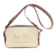 Pre-owned Leather shoulder-bags Coach Pre-owned , Pink , Dames