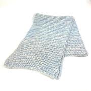 Pre-owned Fabric scarves Louis Vuitton Vintage , Blue , Dames