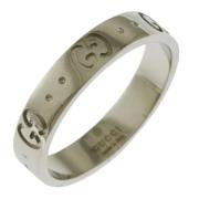 Pre-owned White Gold rings Gucci Vintage , Gray , Dames