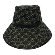 Pre-owned Denim hats Gucci Vintage , Black , Dames