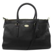 Pre-owned Leather handbags Coach Pre-owned , Black , Dames