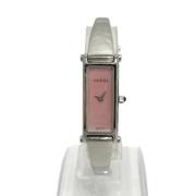 Pre-owned Stainless Steel watches Gucci Vintage , Pink , Dames