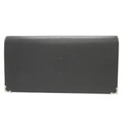 Pre-owned Leather wallets Cartier Vintage , Black , Unisex