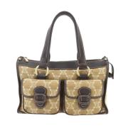 Pre-owned Canvas totes Celine Vintage , Beige , Dames