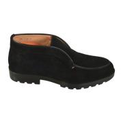 Platte schoenen voor vrouwen Santoni , Black , Heren