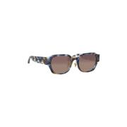 Blauwe Tortoise Zonnebril - Ramon Linda Farrow , Multicolor , Unisex