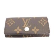 Pre-owned Canvas key-holders Louis Vuitton Vintage , Brown , Dames