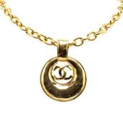 Pre-owned Fabric chanel-jewelry Chanel Vintage , Yellow , Dames