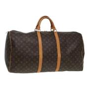 Pre-owned Canvas travel-bags Louis Vuitton Vintage , Brown , Dames