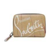 Pre-owned Leather wallets Christian Louboutin Pre-owned , Beige , Dame...