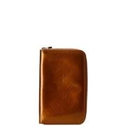 Pre-owned Leather wallets Louis Vuitton Vintage , Brown , Dames