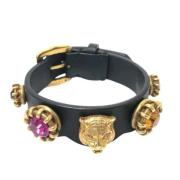 Pre-owned Leather bracelets Gucci Vintage , Black , Heren