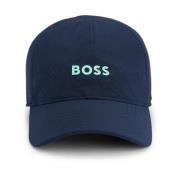 Donkerblauwe Actieve Logocap Hugo Boss , Blue , Heren