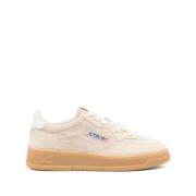 Beige Suède Sneakers Stijlvol Ontwerp Autry , Beige , Dames