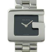 Pre-owned Stainless Steel watches Gucci Vintage , Black , Dames