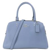 Pre-owned Plastic handbags Coach Pre-owned , Blue , Dames