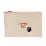 Pre-owned Cotton pouches Hermès Vintage , Multicolor , Dames