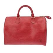 Pre-owned Leather louis-vuitton-bags Louis Vuitton Vintage , Red , Dam...