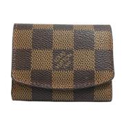 Pre-owned Canvas wallets Louis Vuitton Vintage , Brown , Dames