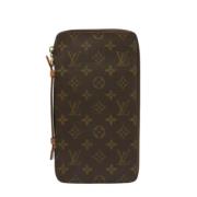 Pre-owned Canvas wallets Louis Vuitton Vintage , Brown , Dames