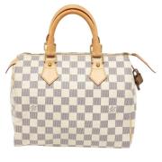 Pre-owned Canvas louis-vuitton-bags Louis Vuitton Vintage , Gray , Dam...