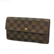 Pre-owned Fabric wallets Louis Vuitton Vintage , Brown , Dames