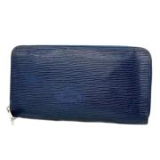 Pre-owned Fabric wallets Louis Vuitton Vintage , Blue , Dames