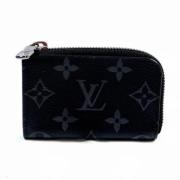 Pre-owned Fabric wallets Louis Vuitton Vintage , Black , Heren