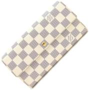 Pre-owned Fabric wallets Louis Vuitton Vintage , Beige , Dames