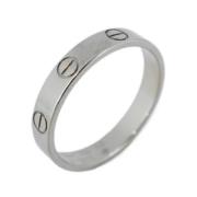 Pre-owned White Gold rings Cartier Vintage , Gray , Heren