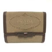 Pre-owned Fabric wallets Prada Vintage , Brown , Dames