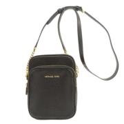 Pre-owned Leather shoulder-bags Michael Kors Pre-owned , Black , Dames