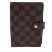 Pre-owned Canvas wallets Louis Vuitton Vintage , Brown , Dames