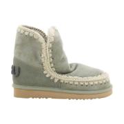 Dames Khaki Eskimo Glitt Logo Schoenen Mou , Green , Dames