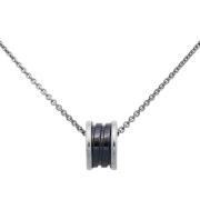 Pre-owned Metal necklaces Bvlgari Vintage , Gray , Dames