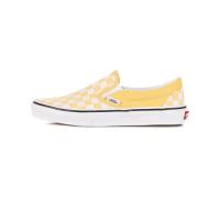 Ruitpatroon Instap Lage Schoen Lijnzaad/Wit Vans , Yellow , Heren