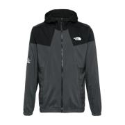 Wind Track Hoodie Asfalt Grijs/Zwart The North Face , Gray , Heren